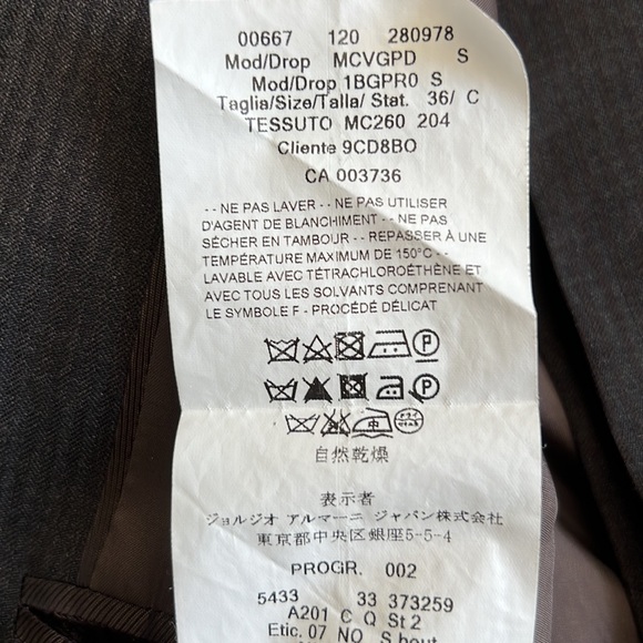 Armani suit - Picture 3 of 5